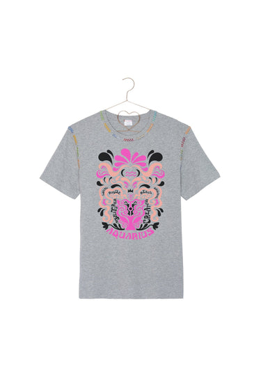 ASTRO TEE AQUARIUS GREY-T-Shirt-Monoki-Debs Boutique